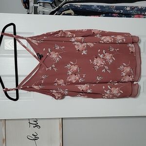 Pink Floral Torrid tank